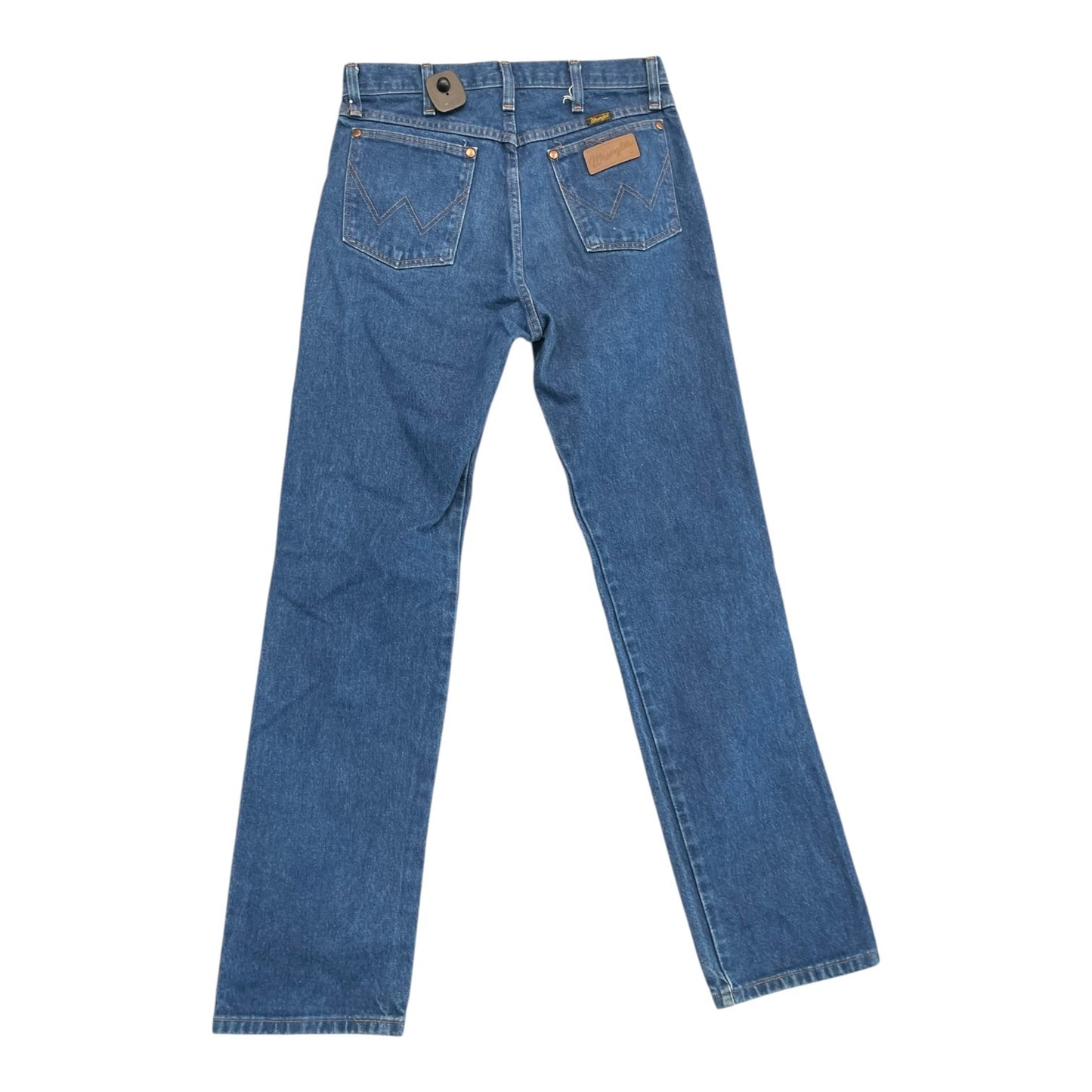 Jeans Straight By Wrangler In Blue Denim, Size:12