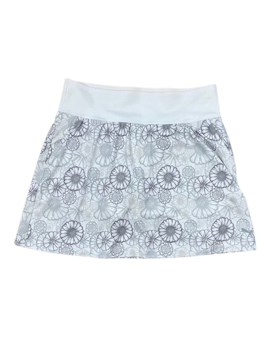 Athletic Skort By Puma In Grey & White, Size:L