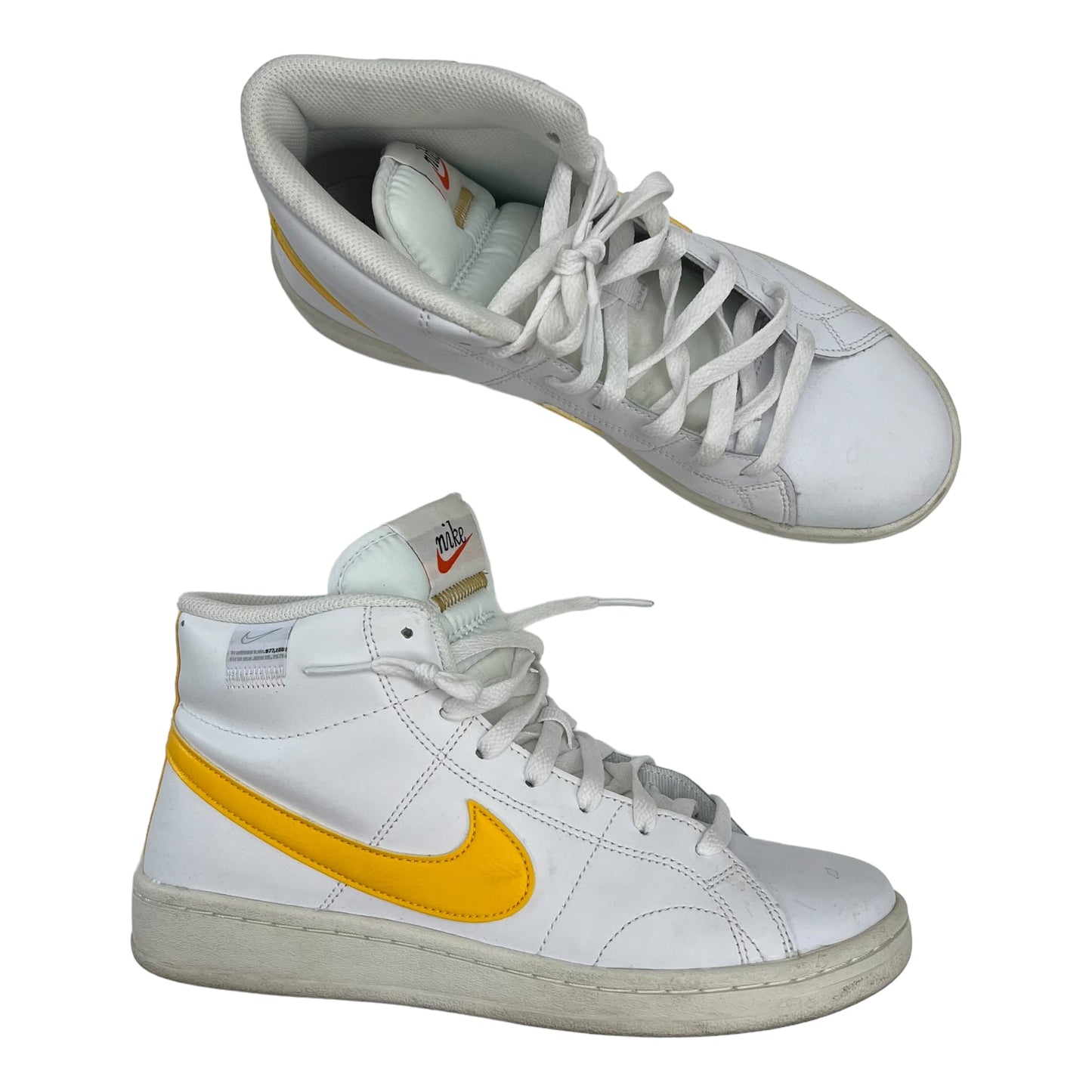 WHITE SHOES SNEAKERS by NIKE Size:8.5