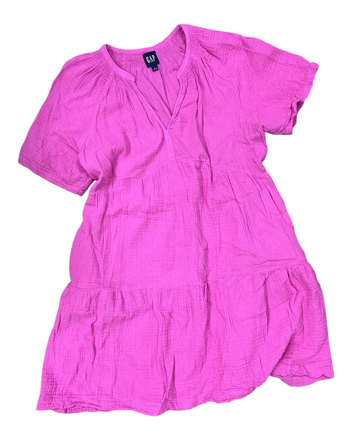 Dress Casual Midi By Gap In Pink, Size:L