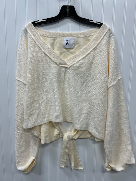 Top Ls By Bucketlist In Cream, Size:L