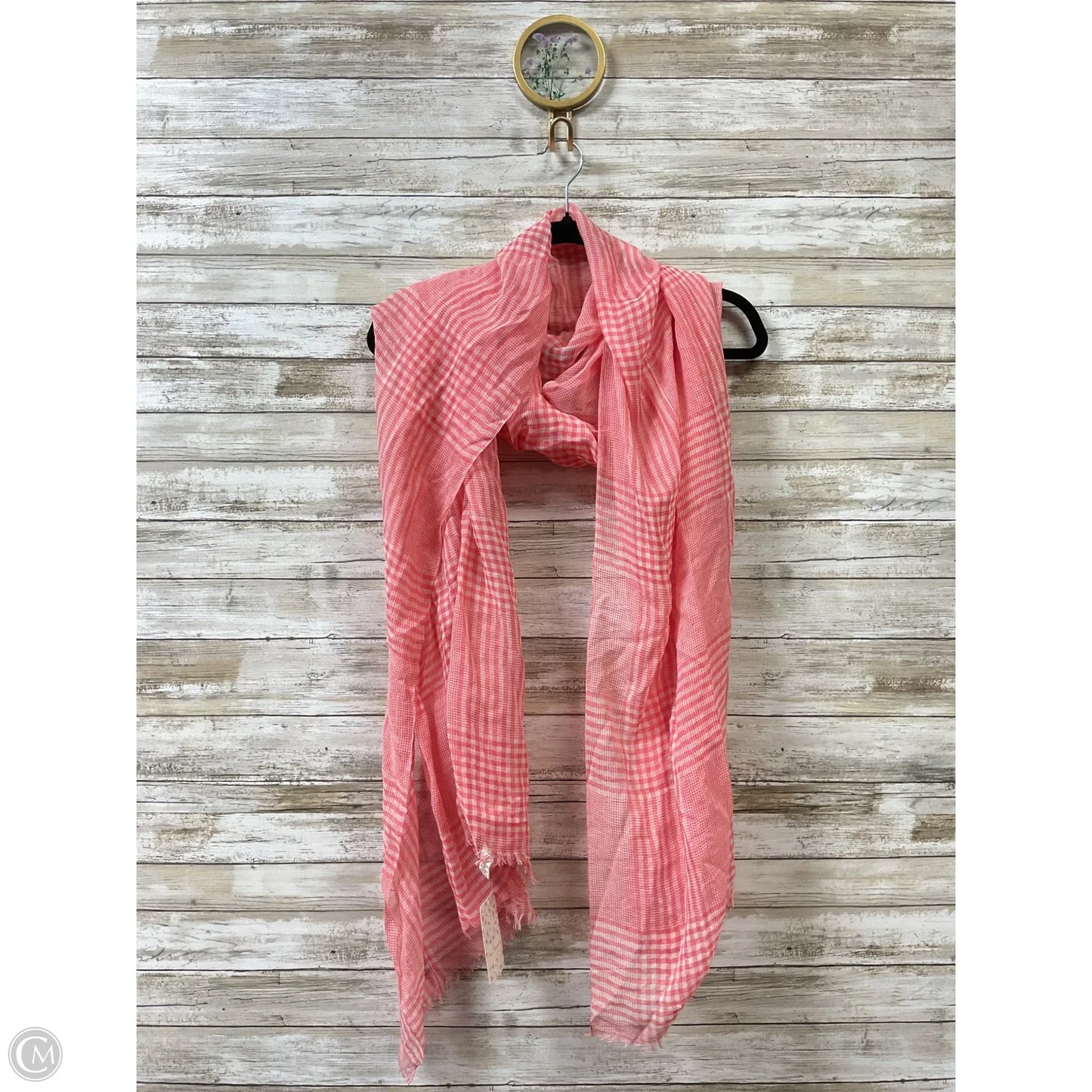 Scarf By Free People In Plaid, Size: Lp