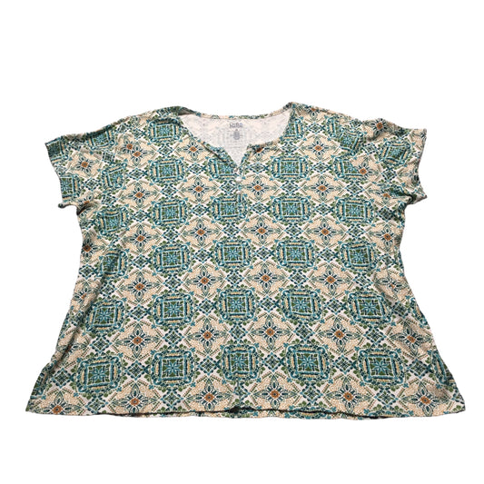 Top Short Sleeve By Croft And Barrow  Size: 4x