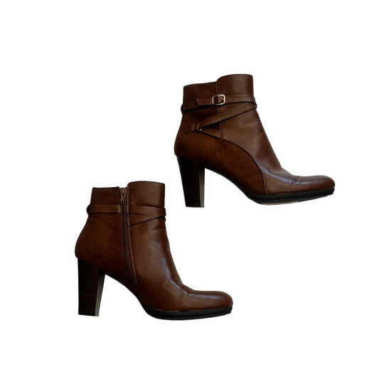 Boots Ankle Heels By Andrew Gellar  Size: 9.5