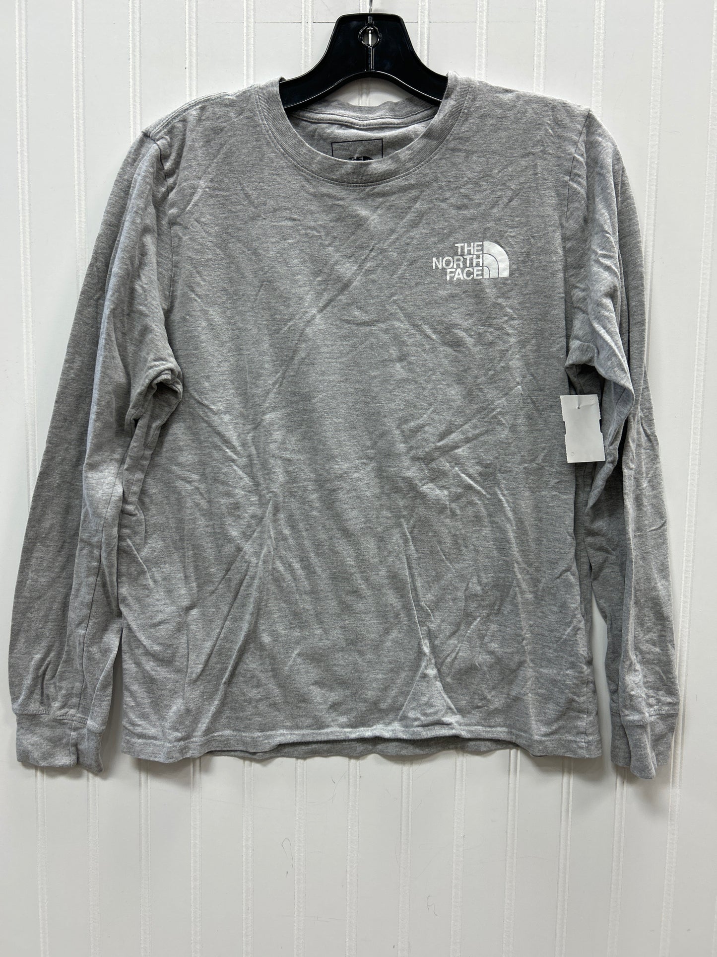 Athletic Top Ls Crewneck By The North Face In Grey, Size:M