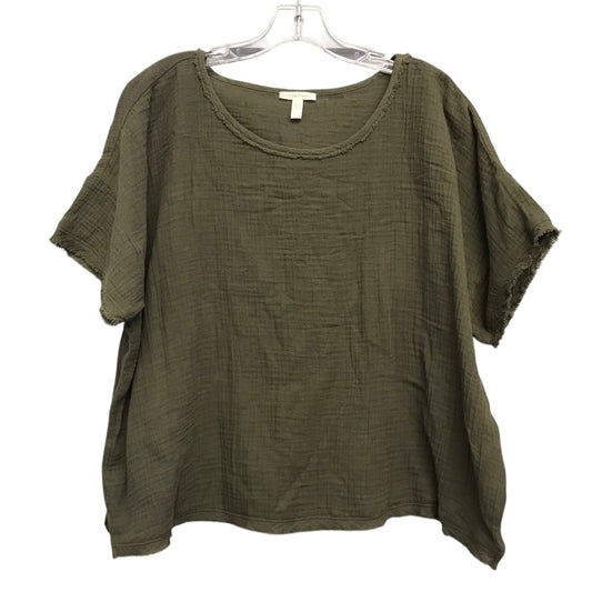 Top Ss By Eileen Fisher In Green, Size:Xl