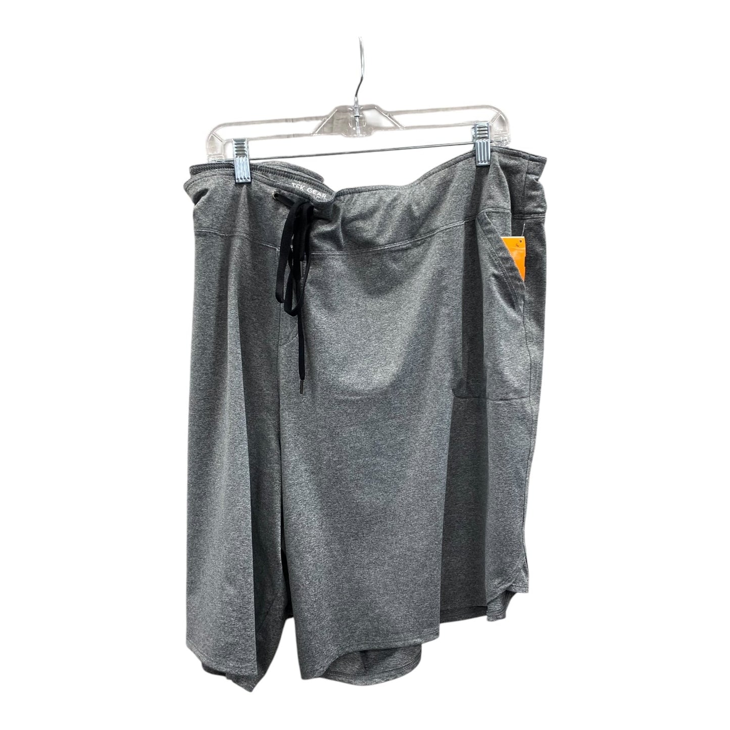 Athletic Shorts By Tek Gear In Grey, Size:4X