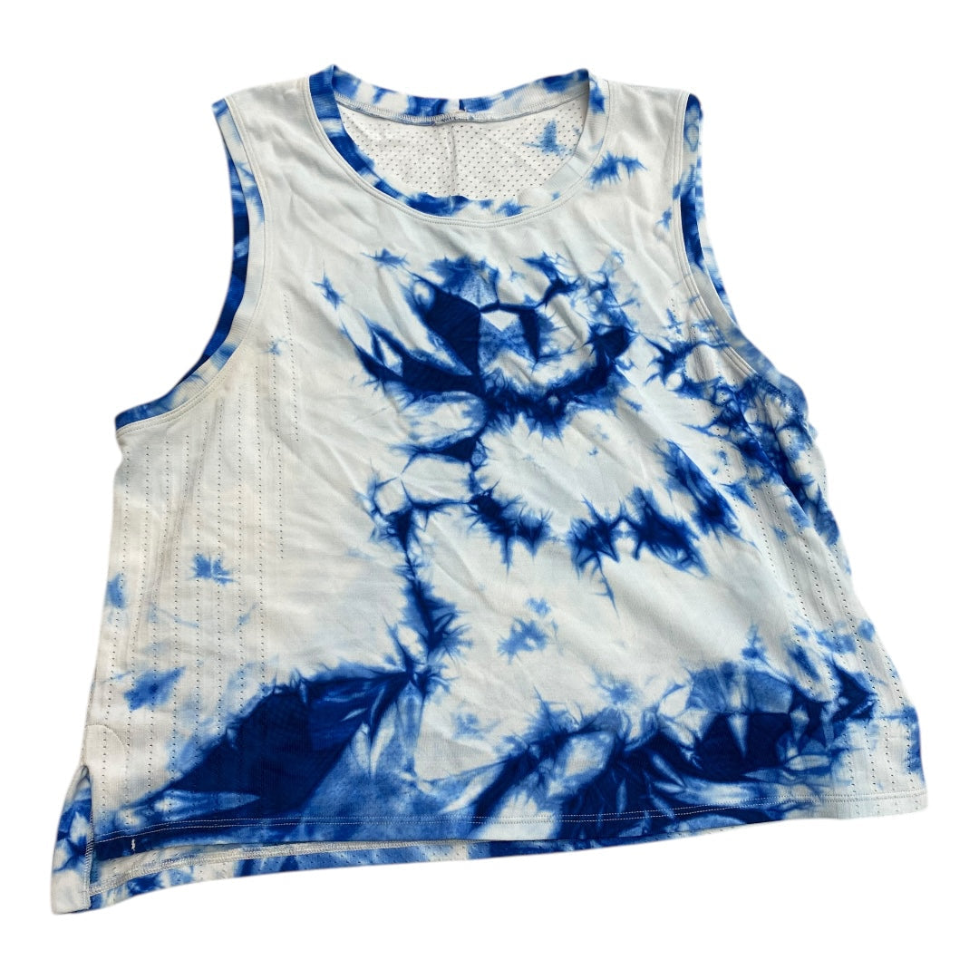 Athletic Tank Top By Lululemon In Tie Dye Print, Size:S
