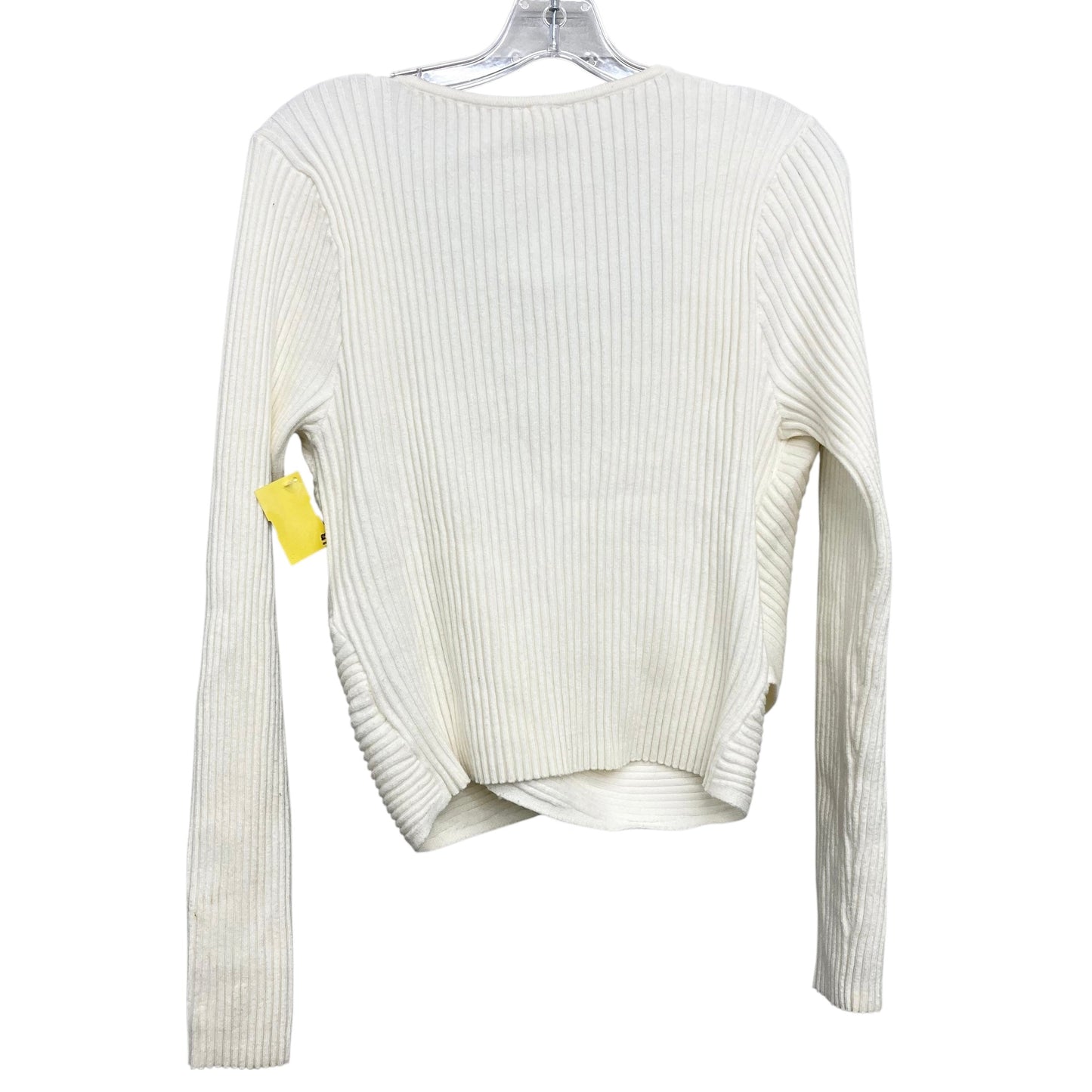 Top Ls By Abercrombie And Fitch In Cream, Size:Xl