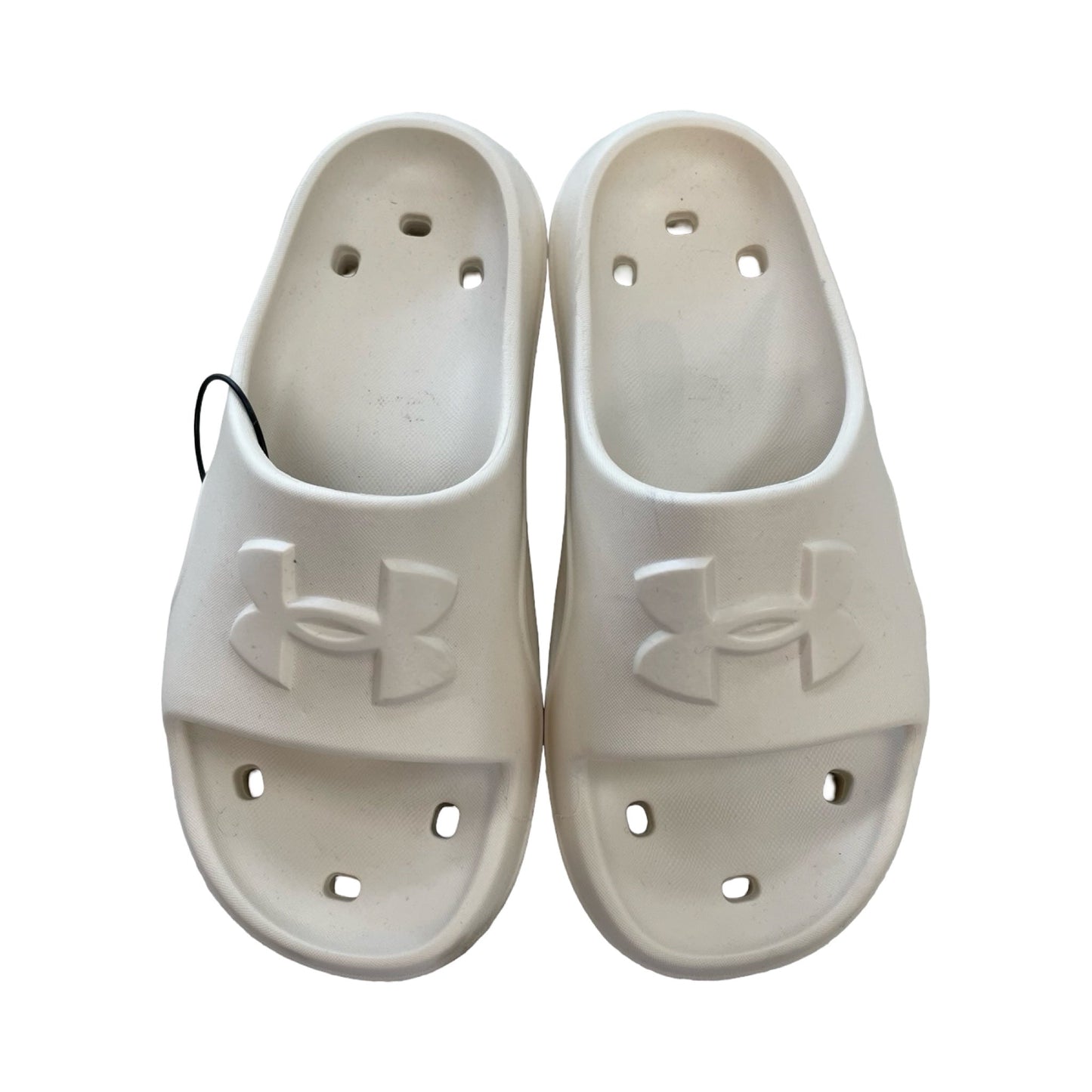 Sandals Flats By Under Armour In Cream, Size:6