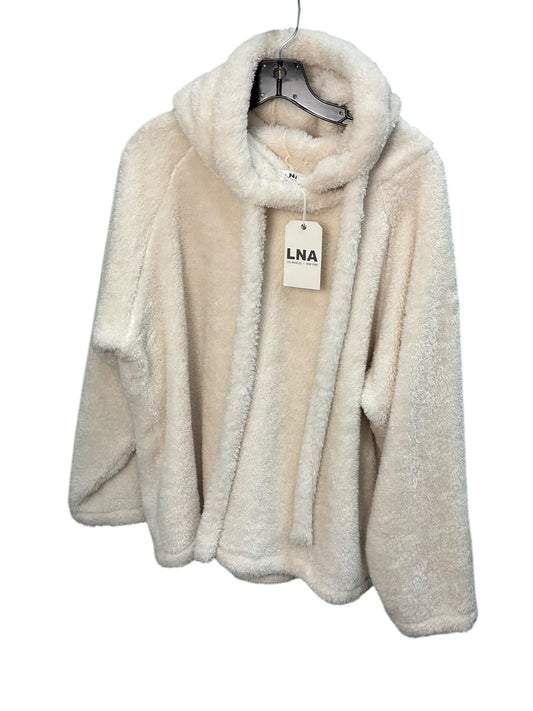 Jacket Fleece By Cmb In Cream, Size: S