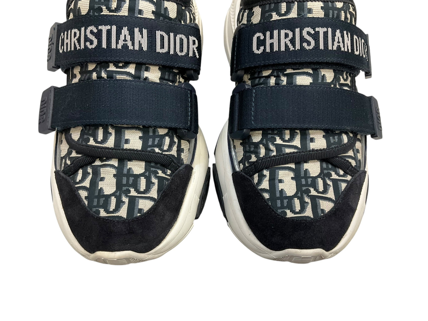 Shoes Luxury Designer By Christian Dior In Navy, Size: 36 1/2