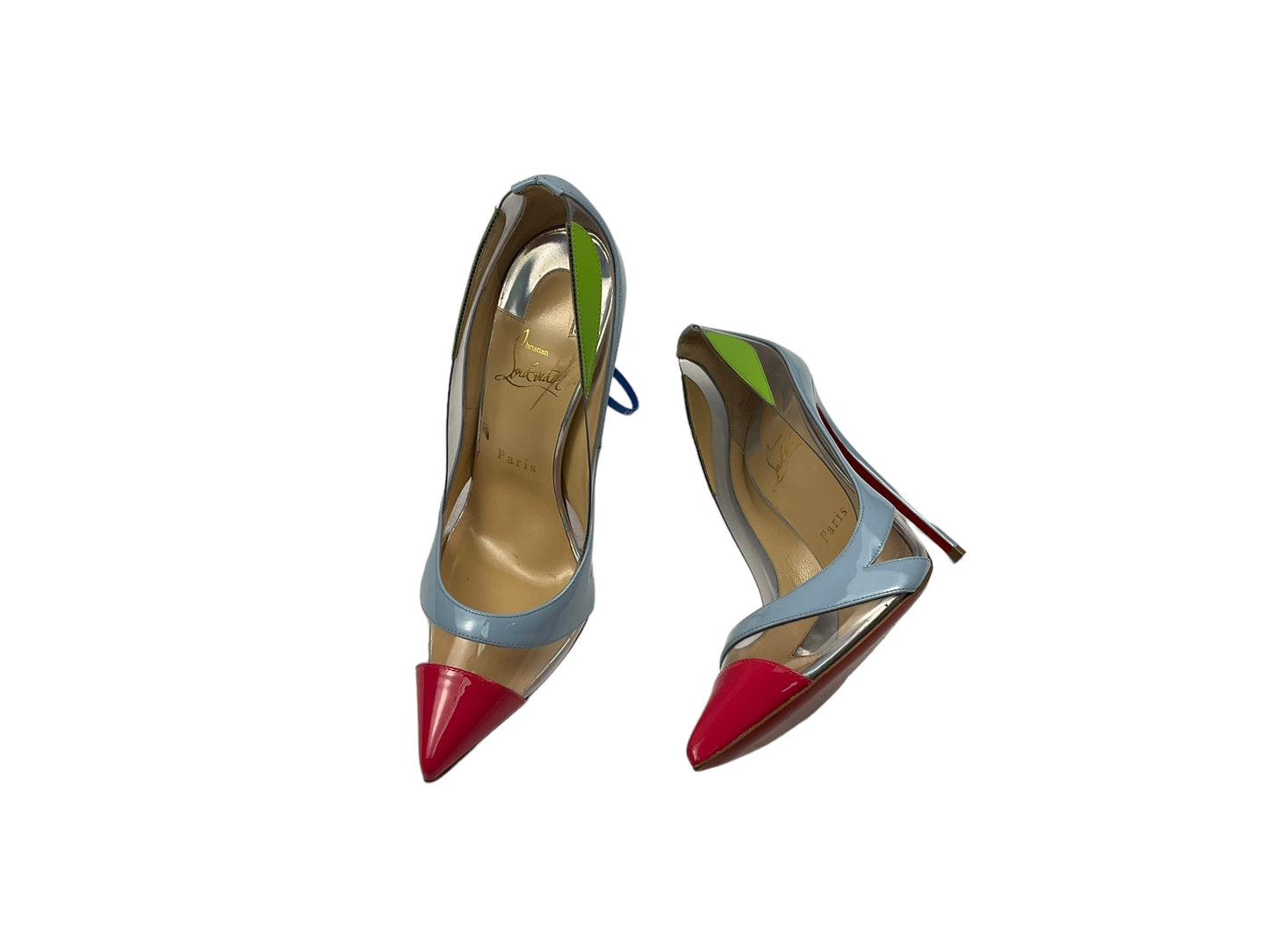 Multi-colored Shoes Designer Christian Louboutin, Size 8.5