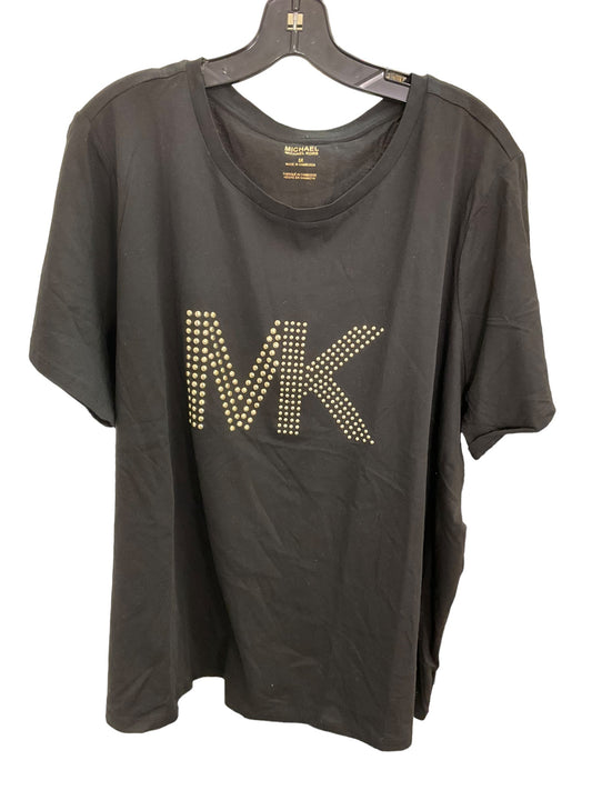 Top Short Sleeve By Michael By Michael Kors In Black, Size: 26