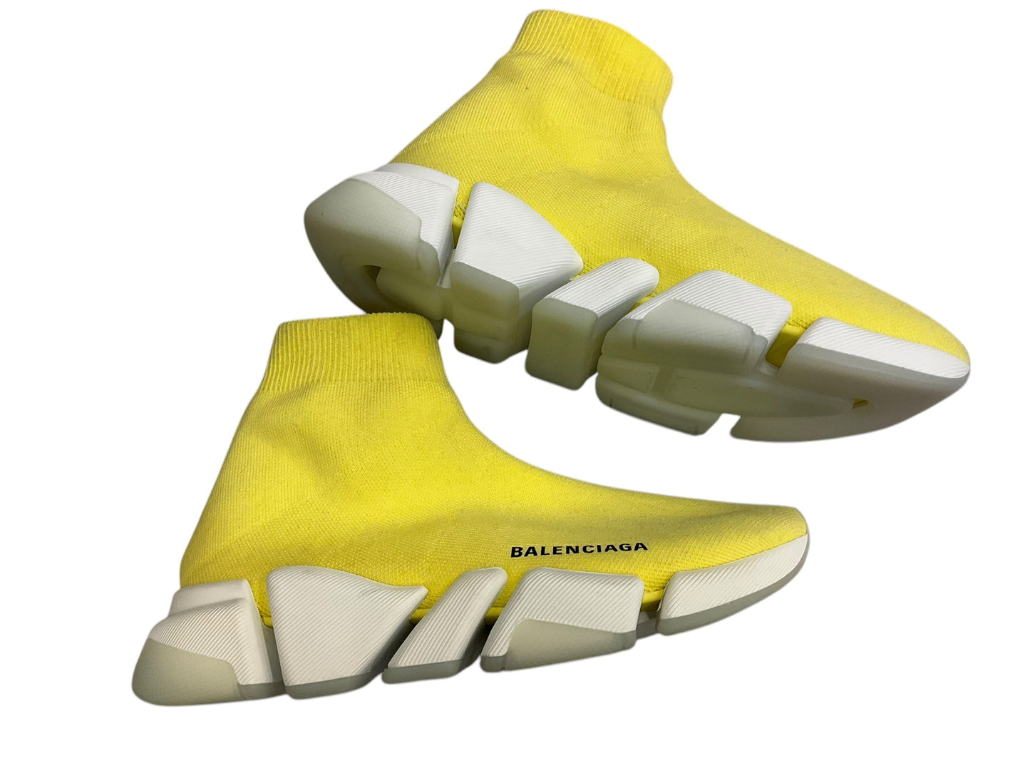 Shoes Luxury Designer By Balenciaga In Yellow, Size: 8