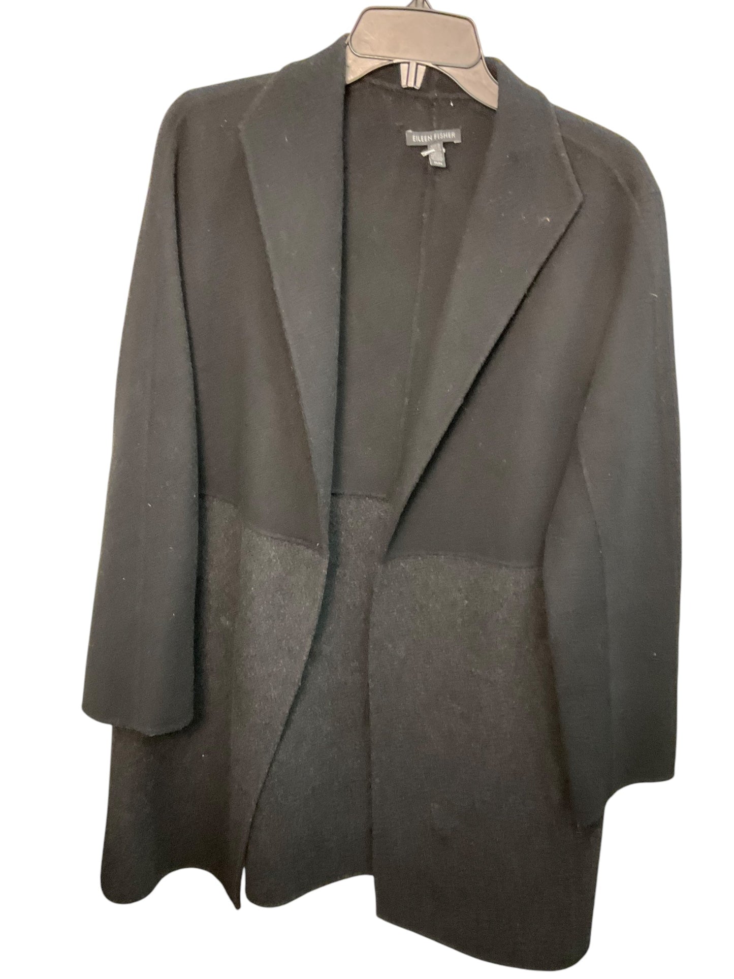 Jacket Other By Eileen Fisher In Black, Size: M