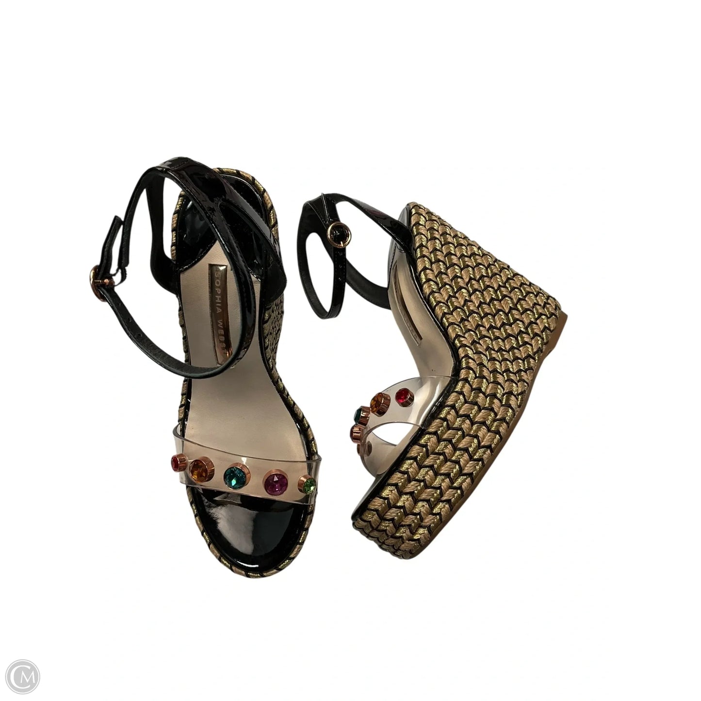 Shoes Heels Wedge By Cma In Black, Size: 7.5