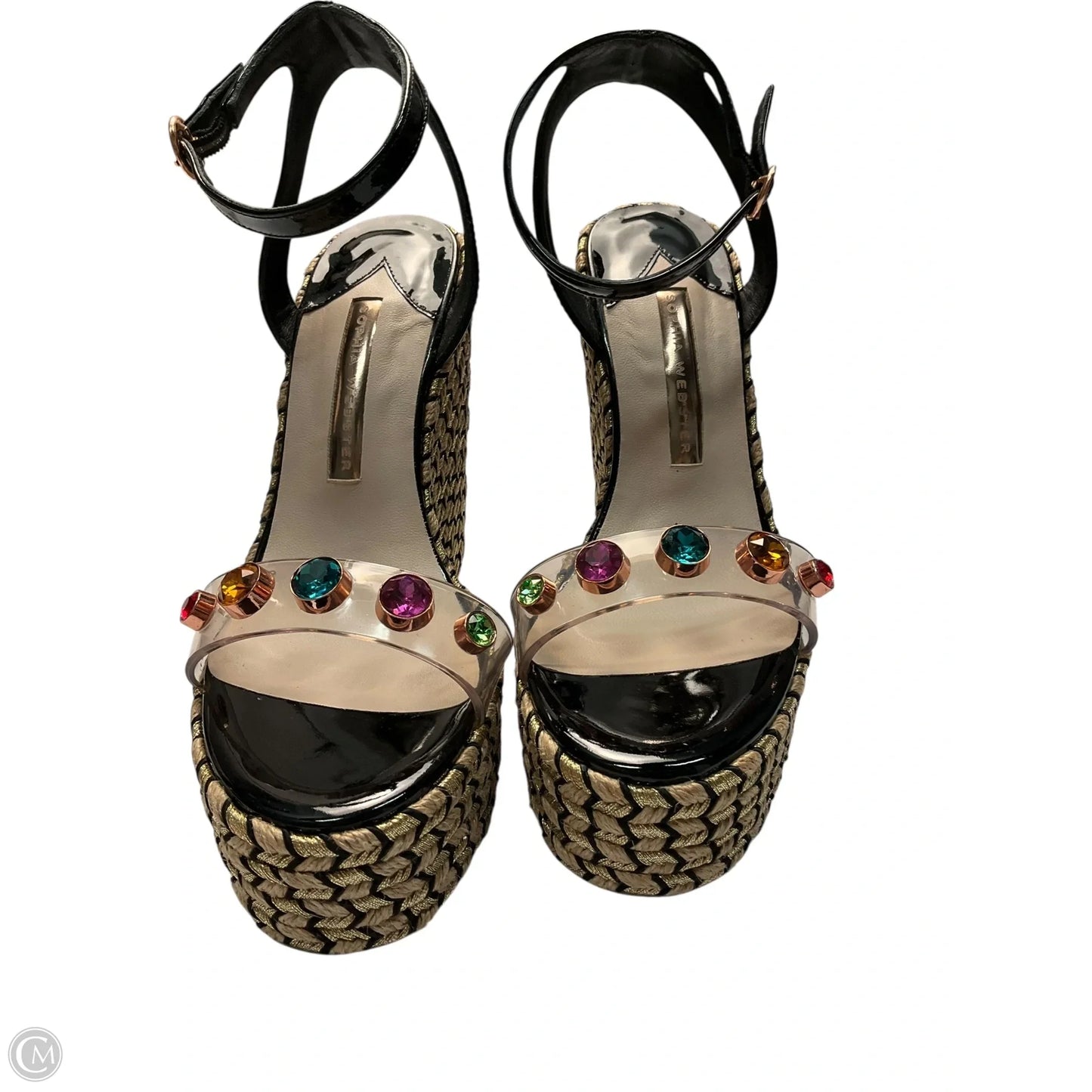 Shoes Heels Wedge By Cma In Black, Size: 7.5