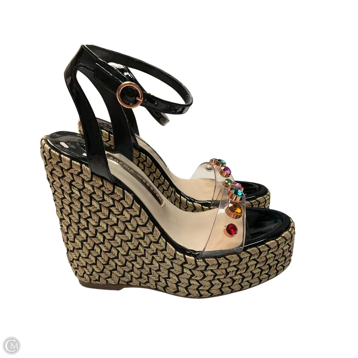 Shoes Heels Wedge By Cma In Black, Size: 7.5