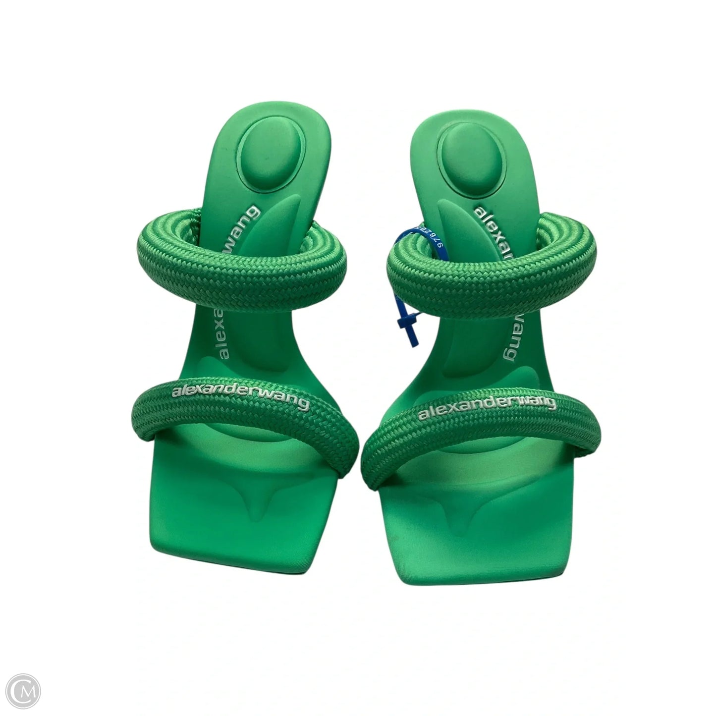 Sandals Luxury Designer By Alexander Wang In Green, Size: 5