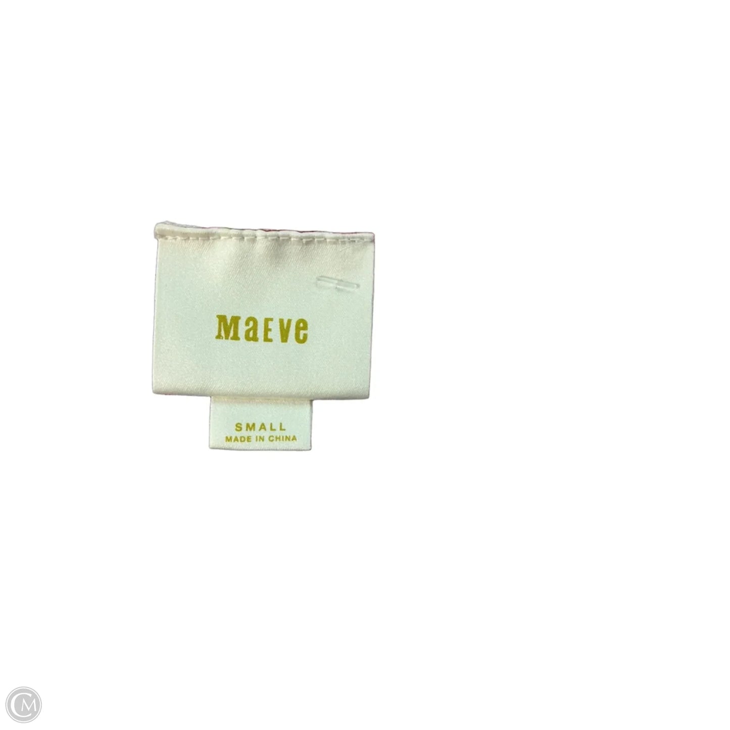 Top Sleeveless By Maeve In Pink, Size: S