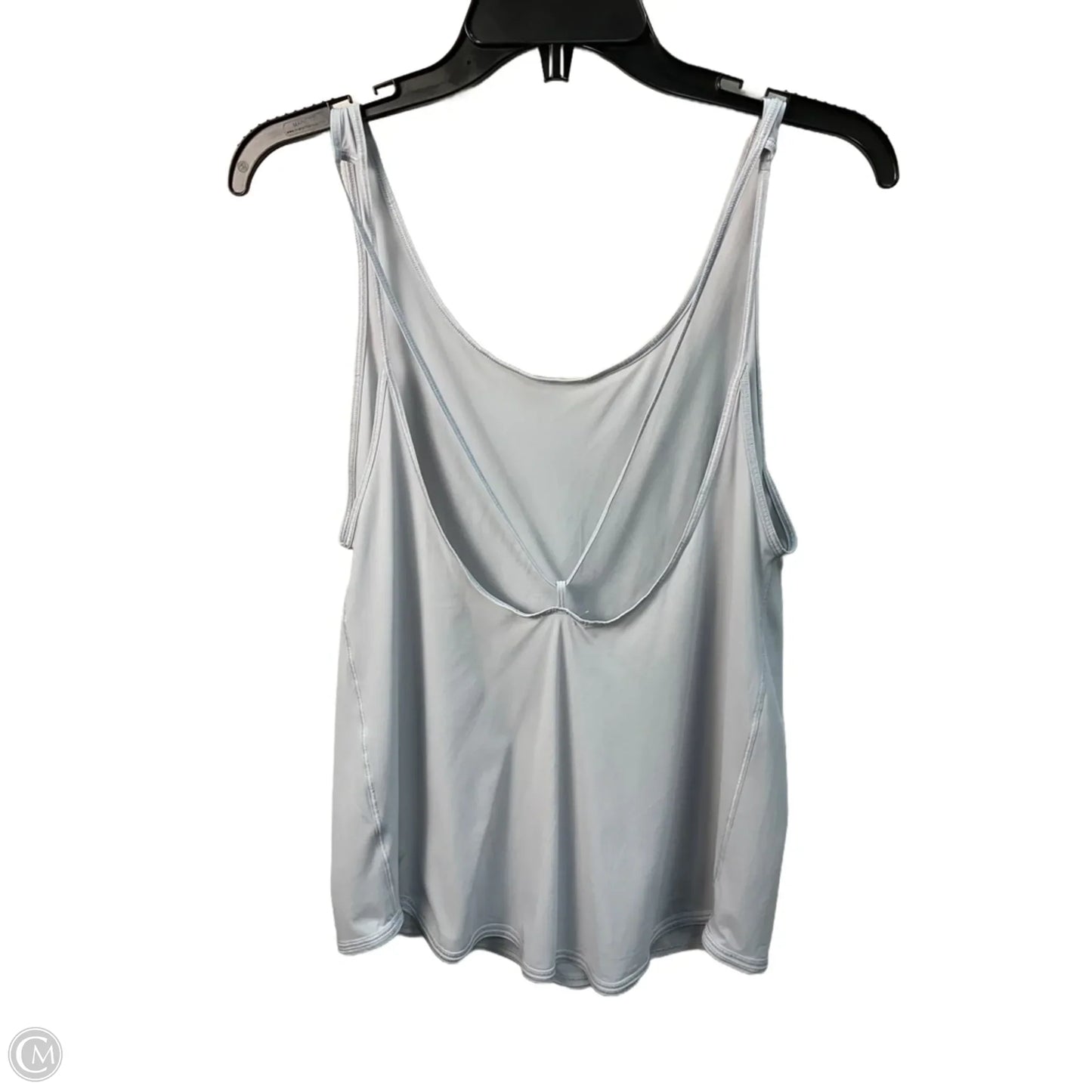 Athletic Tank Top By Lululemon In Grey, Size: M