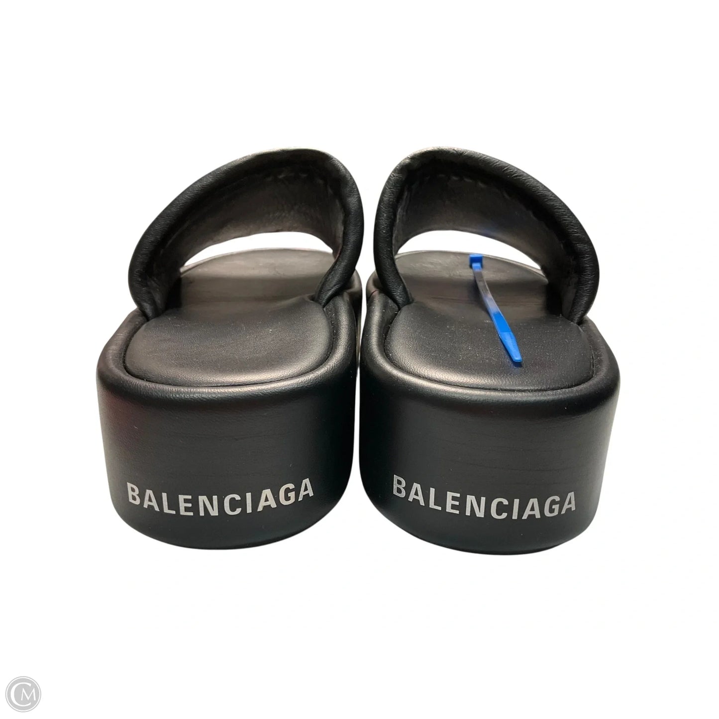 Sandals Luxury Designer By Balenciaga In Black, Size: 6