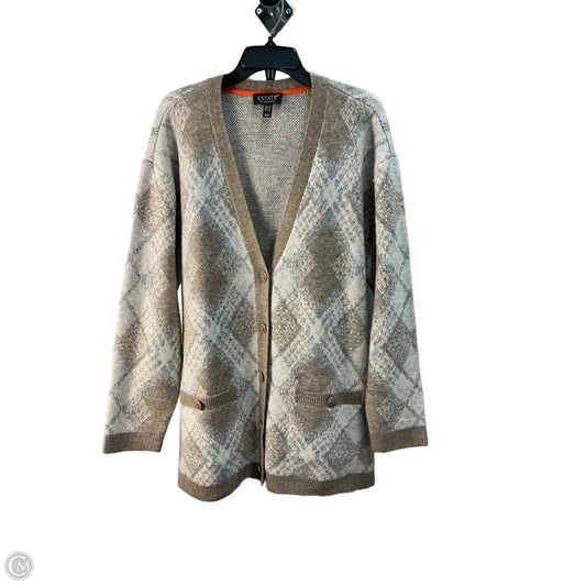 Sweater Cardigan By Isaac Mizrahi Live Qvc In Tan, Size: 18