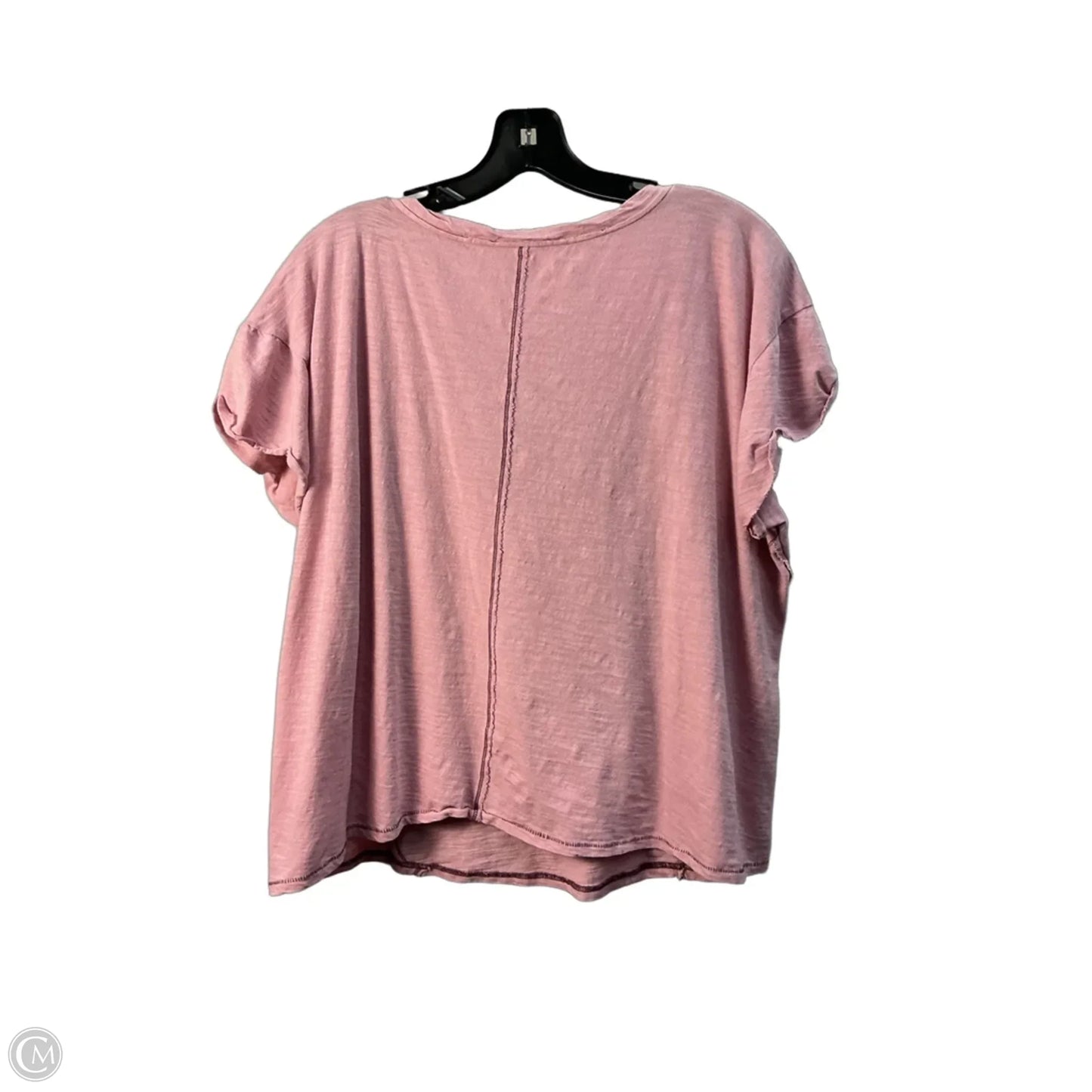 Top Short Sleeve By Pilcro In Pink, Size: Xl