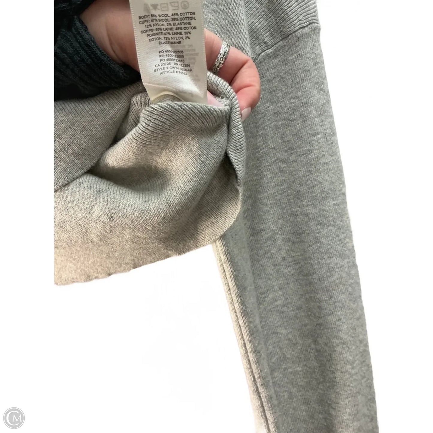 Top Long Sleeve By Wilfred In Grey, Size: Xs