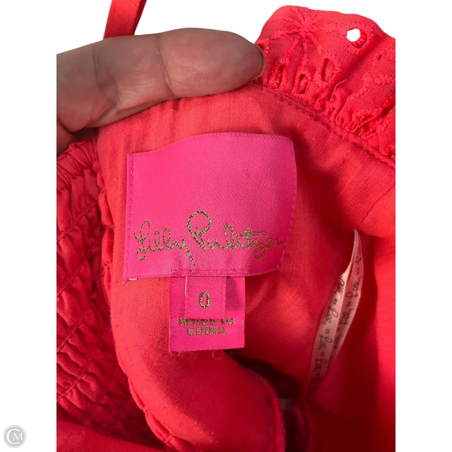 Dress Designer By Lilly Pulitzer In Orange, Size: 0