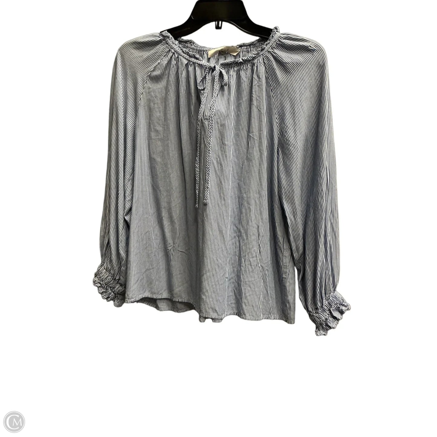 Top Long Sleeve By Loft In Blue, Size: Xs