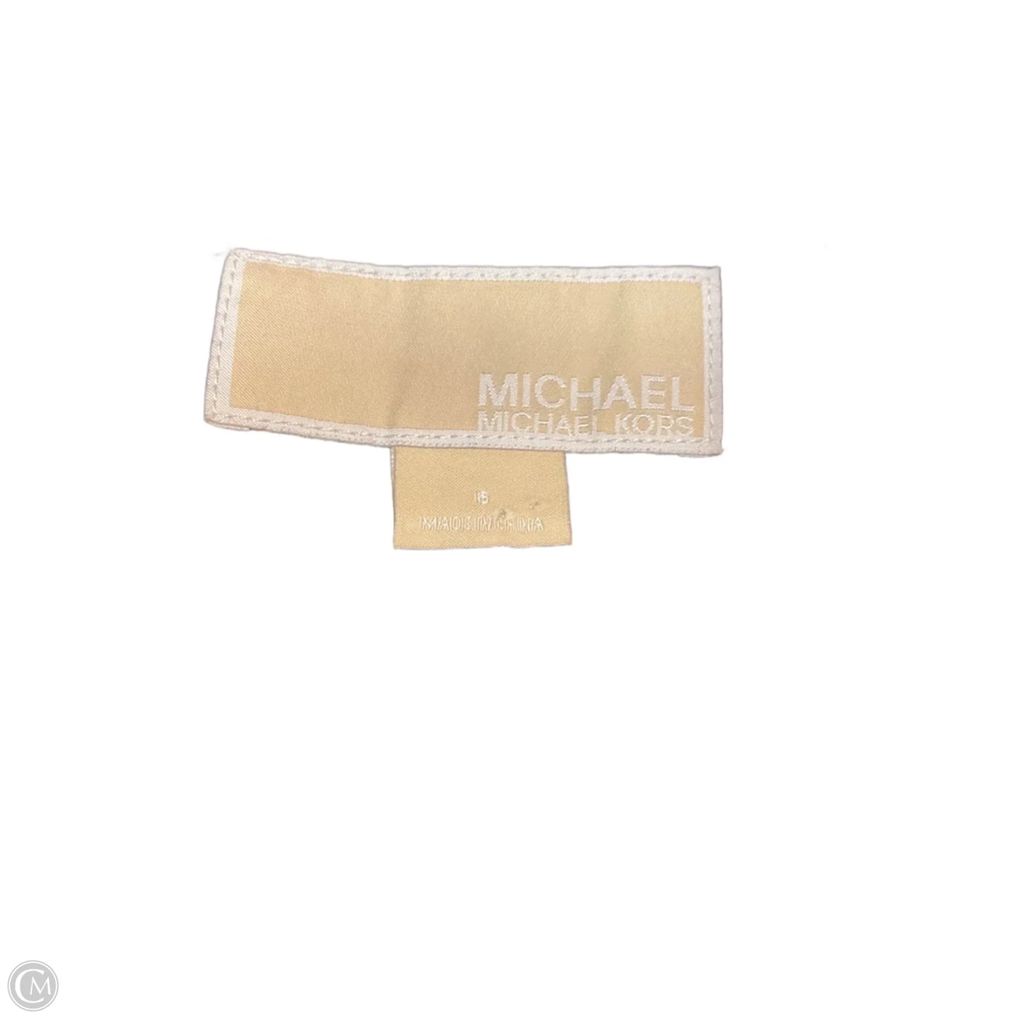 Coat Wool By Michael By Michael Kors In Black & Purple, Size: S