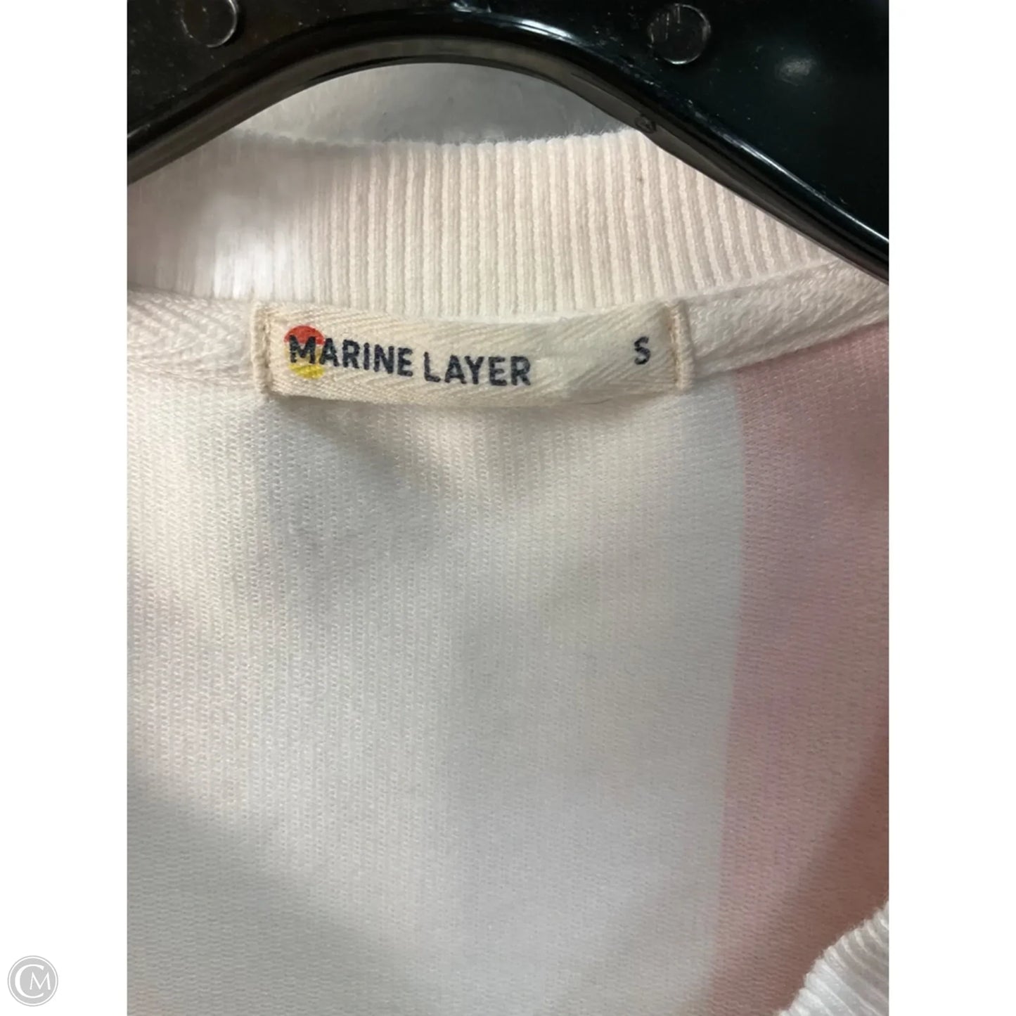 Top Long Sleeve By Marine Layer In White, Size: S