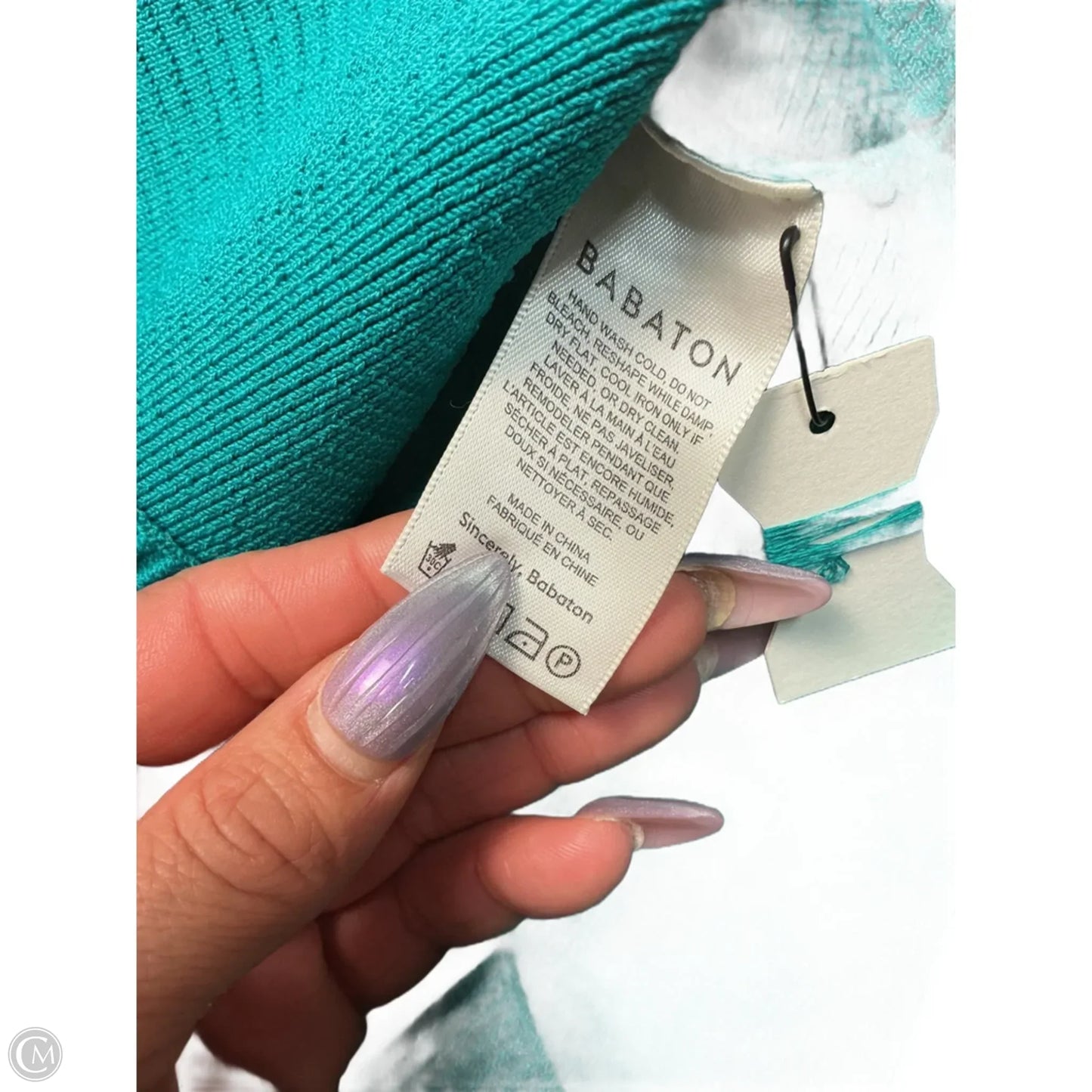 Tank Top By Babaton In Teal, Size: Xs