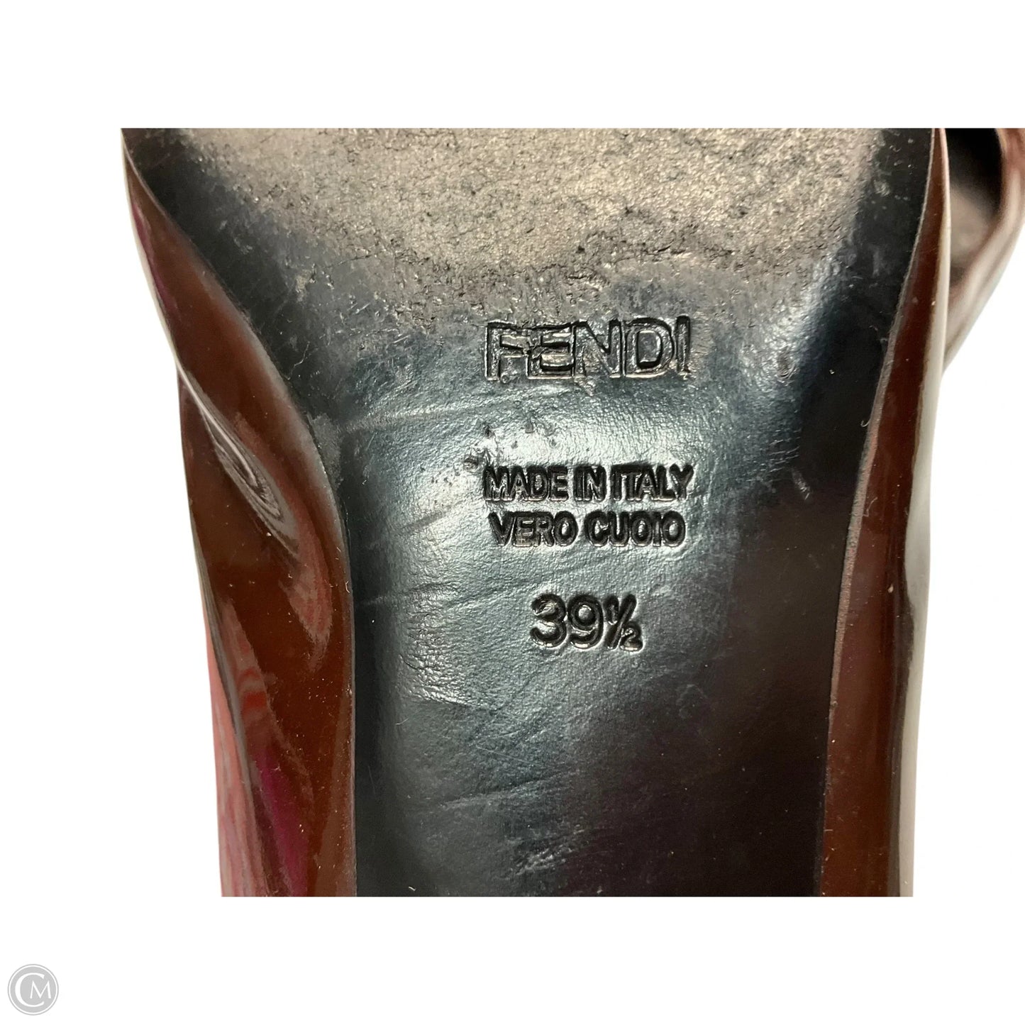 Shoes Luxury Designer By Fendi In Brown, Size: 9