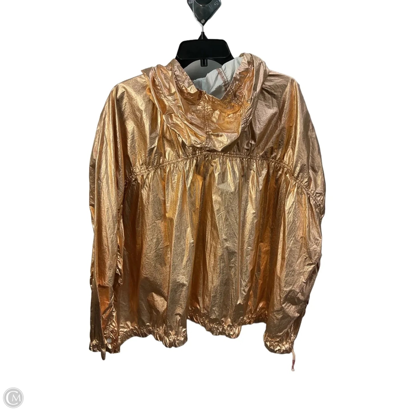 Jacket Windbreaker By Free People In Gold, Size: L