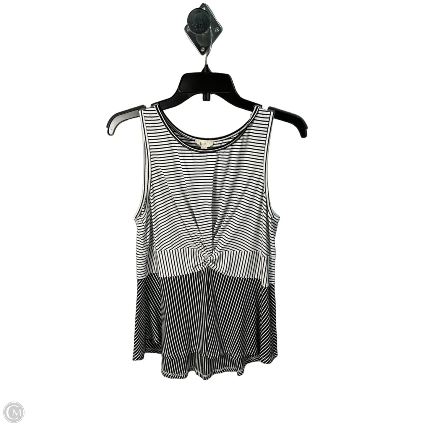Top Sleeveless By Hem & Thread In Black, Size: M