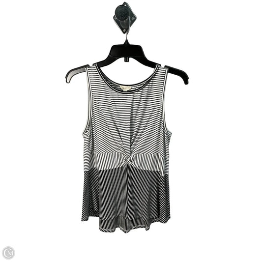 Top Sleeveless By Hem & Thread In Black, Size: M