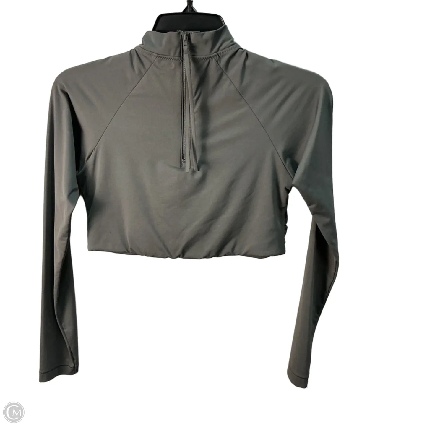 Athletic Top Long Sleeve Crewneck By Athleta In Grey, Size: Xs
