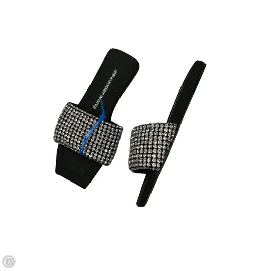 Sandals Luxury Designer By Alexander Wang In Black, Size: 5