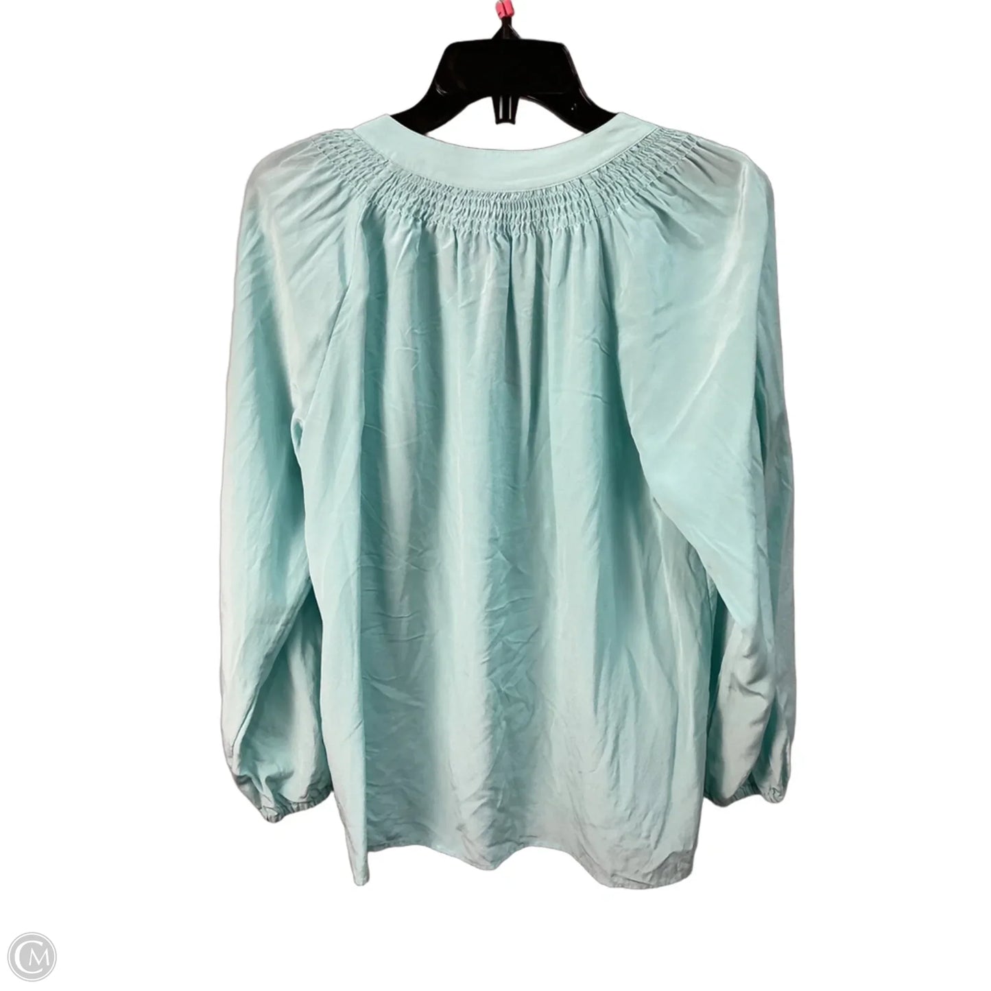Top Long Sleeve Designer By Lilly Pulitzer In AQUA, Size: L