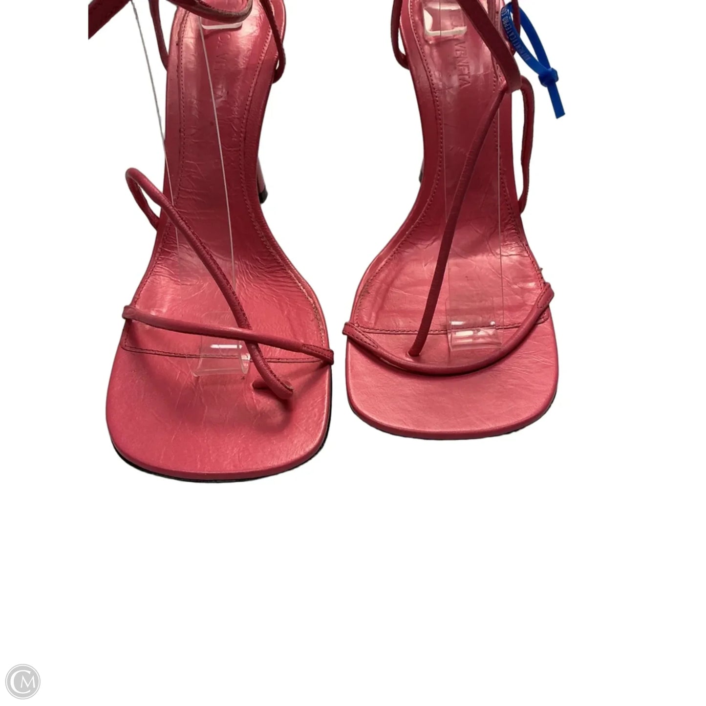 Sandals Luxury Designer By Bottega Veneta In Pink, Size: 8