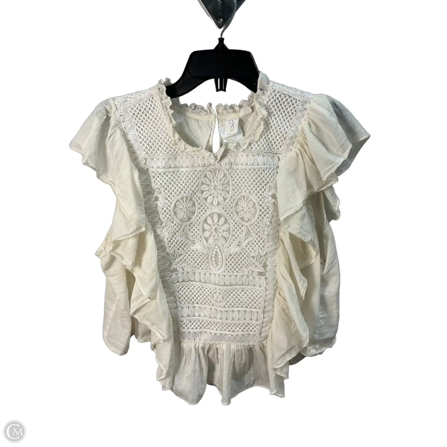 Top Sleeveless By Joie In Cream, Size: Xl