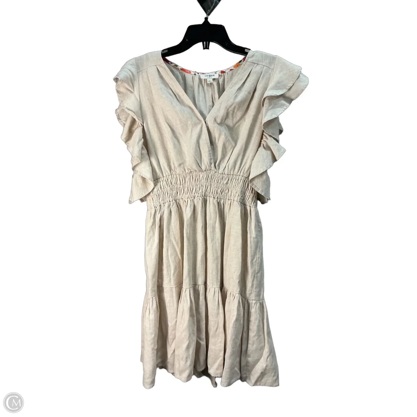 Dress Casual Short By Umgee In Tan, Size: L