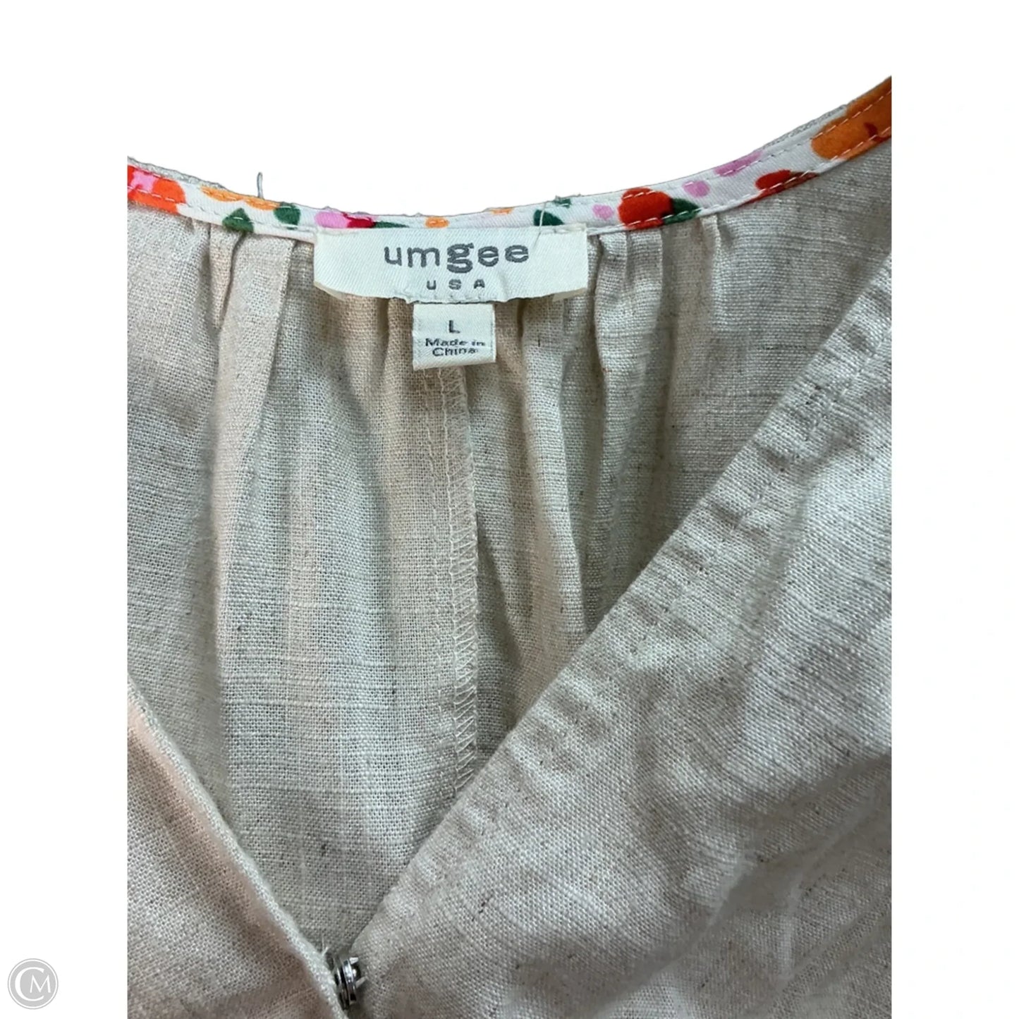 Dress Casual Short By Umgee In Tan, Size: L