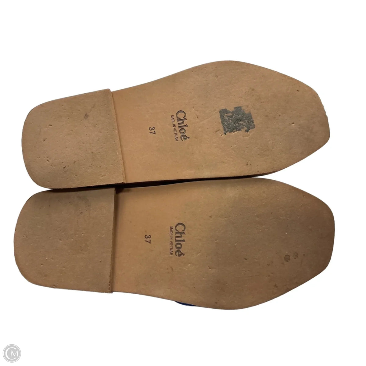Sandals Luxury Designer By Chloe In Black, Size: 7