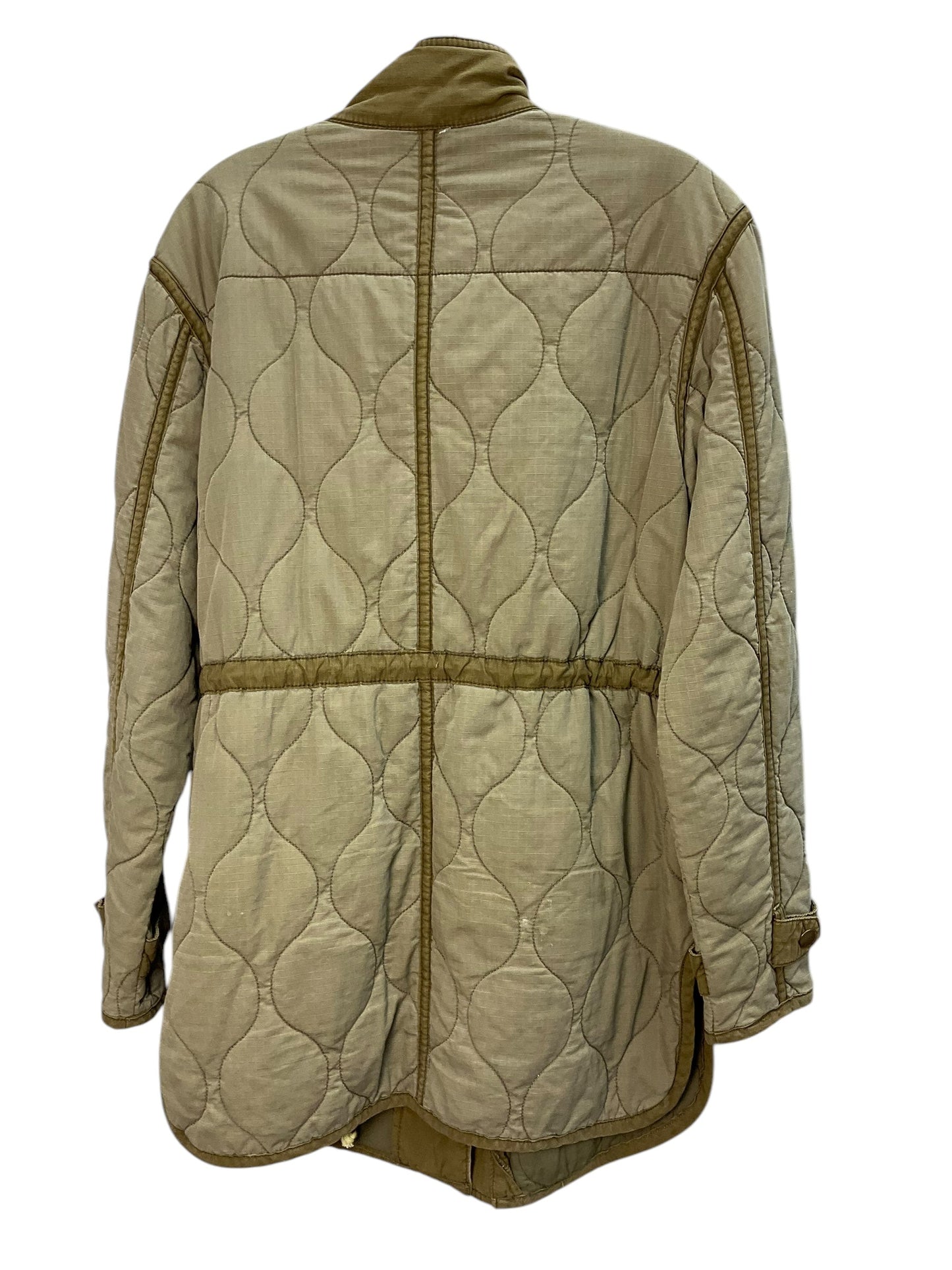 Jacket Puffer & Quilted By Anthropologie In Olive, Size: S