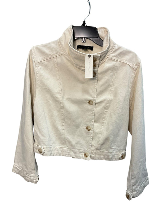 Jacket Denim By Anthropologie In Cream, Size: S