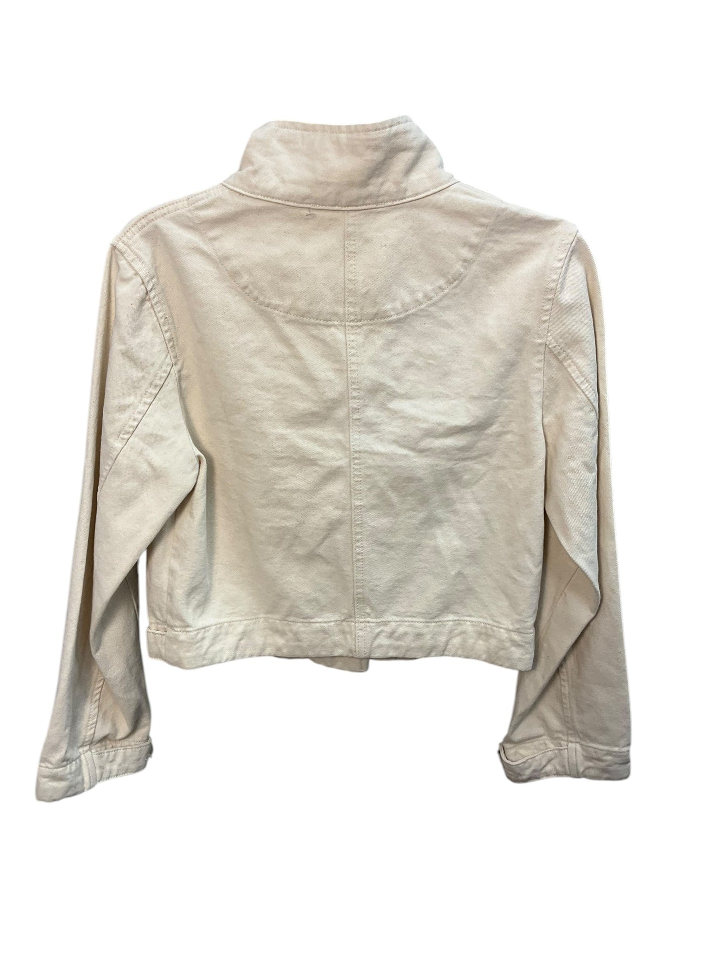 Jacket Denim By Anthropologie In Cream, Size: S